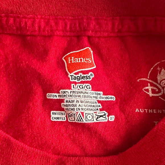 Disney Red Authentic Tee - Picture 5 of 5
